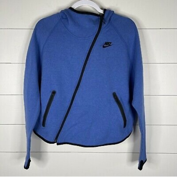 Nike Tech Fleece Butterfly Sweater; Small, Blue - Picture 3 of 6